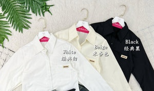 爆款新品🔥高品质气质款长袖衬衫上衣 RM59 Only🌸（补现货）