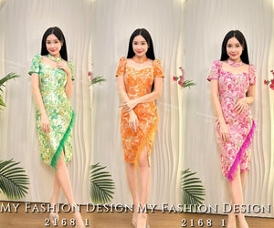 🔥金卡独家爆款🔥高品质气质款修身旗袍连体裙 RM129 Only🌸 （1-D3）