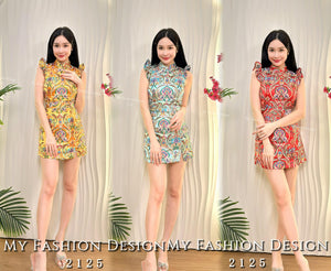 🔥金卡独家爆款🔥高品质提花款旗袍套装 上衣 ➕ 裤裙 RM129 Only🌸 （SH-B3）