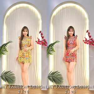 🔥金卡独家爆款🔥高品质提花款旗袍套装 上衣 ➕ 裤裙 RM129 Only🌸 （SH-B3）