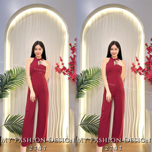 爆款新品🔥高品质cut in款连体长裤 RM83 Only🌸（2-X2）