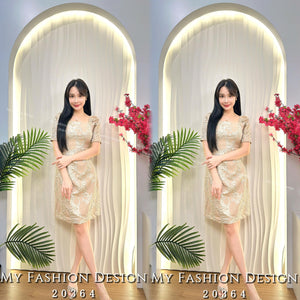 爆款新品🔥高品质气质款提花连体裙 RM99 Only🌸 （1-Q2）