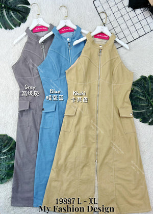 爆款新品🔥高品质气质款牛仔cut in 连体裙 RM119 Only🌸（2-A3）