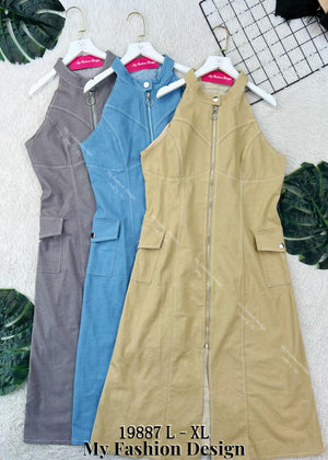 爆款新品🔥高品质气质款牛仔cut in 连体裙 RM119 Only🌸（2-A3）