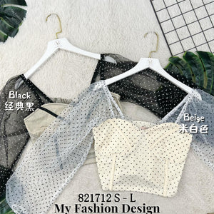 爆款新品🔥高品质气质款时装波点上衣 RM59 Only🌸（1-C3）