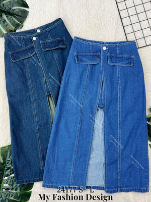 爆款新品🔥高品质气质款牛仔高腰裤裙 RM79 Only🌸（2-S4）