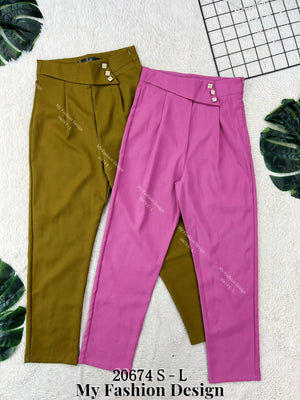 爆款新品🔥高品质高腰锦棉长裤 RM79 Only🌸（2-T3）