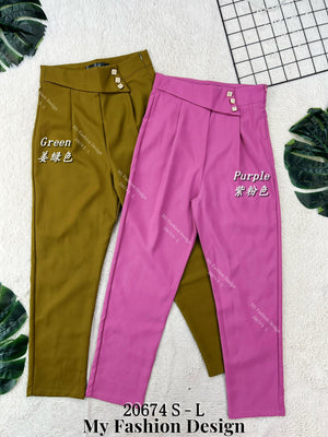 爆款新品🔥高品质高腰锦棉长裤 RM79 Only🌸（2-T3）