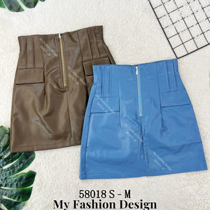 爆款新品🔥高品质高腰皮质裤裙 RM65 Only🌸（2-V4）