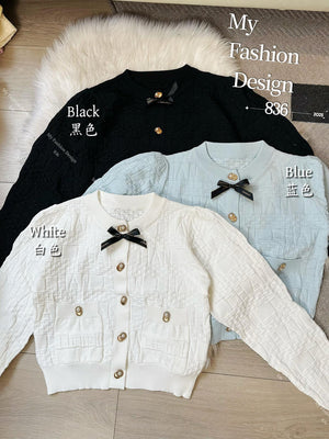 爆款新品🔥气质款针织开衫上衣 RM49 Only🕊️(1-D3)