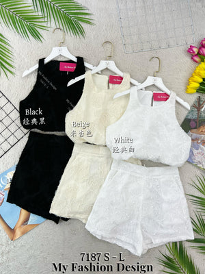 爆款新品🔥高品质气质款套装 上衣 ➕ 短裤 RM99 Only🌸【补现货】
