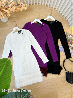 @🔥黑卡独家爆款🔥高品质气质款罗马拼接连体裙 RM89 Only🌸（2-I1）