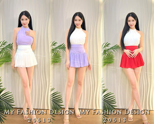 爆款新品🔥高品质高腰雪纺拼接裤裙 RM59 Only🌸（1-K2）