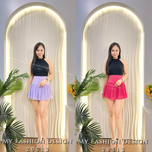 爆款新品🔥高品质高腰雪纺拼接裤裙 RM59 Only🌸（1-K2）