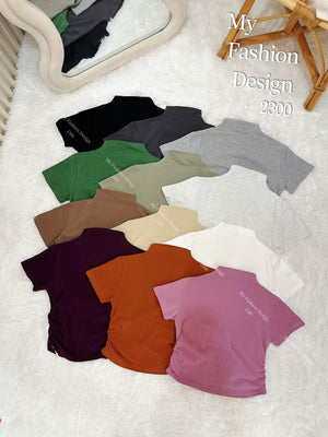 爆款新品🔥 高品质百搭款莫代尔棉高领上衣 RM45 Only🌸（1-L1）