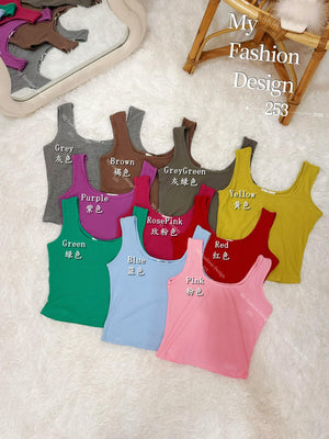 爆款新品🔥 高品质百搭螺纹棉质背心 RM49 Only🌸 （1-L2）