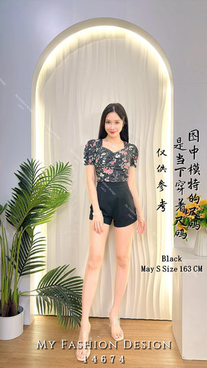 爆款新品❤️🔥 高品质气质款花花上衣 RM59 Only🌸（1-D1）