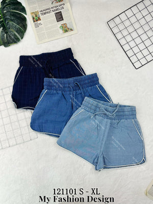 爆款新品🔥 高品质高腰牛仔短裤 🌸 （原价 RM65 ）（1-D2）