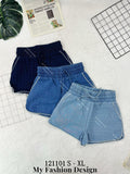 爆款新品🔥 高品质高腰牛仔短裤 🌸 （原价 RM65 ）（1-D2）