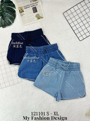 爆款新品🔥 高品质高腰牛仔短裤 🌸 （原价 RM65 ）（1-D2）