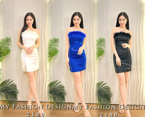 🔥黑卡独家爆款🔥 高品质气质抹胸款修身连体裙 RM109 Only🌸 （2-N1）