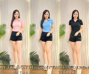 🔥黑卡独家爆款🔥 高品质百搭棉质Polo领口上衣 RM49 Only🌸 （2-O2）