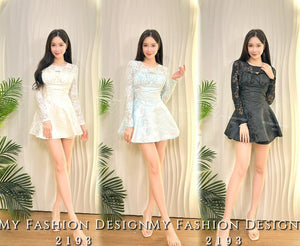 🔥黑卡独家爆款🔥 高品质提花款拼接蕾丝连体裤裙 RM109 Only🌸 （2-N2）