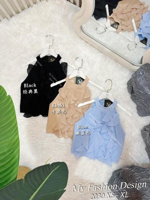 🔥黑卡独家爆款🔥 高品质cut in款雪纺时装上衣 RM62 Only🌸（1-K2）