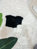 黑卡独家爆款❤️‍🔥高品质抹胸款时装上衣 RM65 Only🌸 （2-L2）