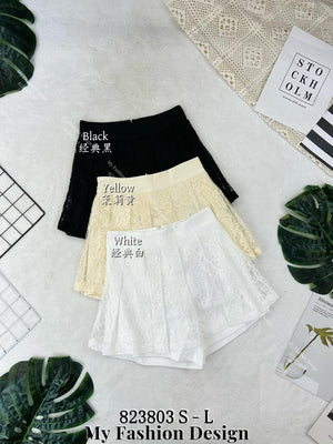 爆款新品🔥 高品质高腰蕾丝短裤 RM65 Only🌸 (1-N3）