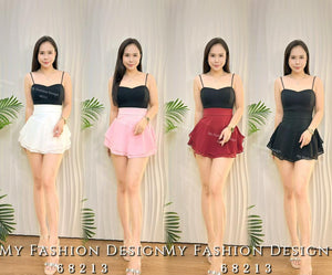 🔥白卡独家爆款🔥 高品质高腰罗马拼接雪纺裤裙 RM69 Only🌸