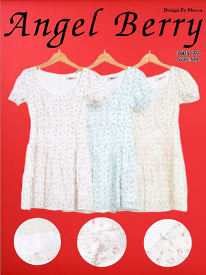 爆款新品🔥高品質气质款碎花连身裙  RM79 Only🌸 （补现货）