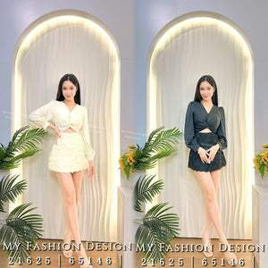 爆款新品🔥高品質气质款套装 上衣 ➕ 裤裙 RM119 Only🌸(2-G3)