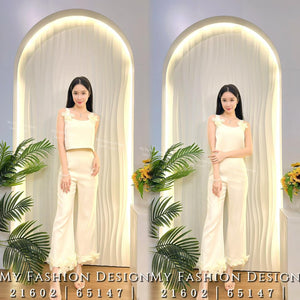 爆款新品🔥 高品质气质款套装 上衣 ➕ 长裤 RM109 Only🌸 (2-I2)