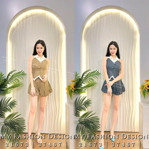 爆款新品🔥 高品质气质cut in款花苞套装 上衣 ➕ 短裤 RM109 Only🌸（2-W3）