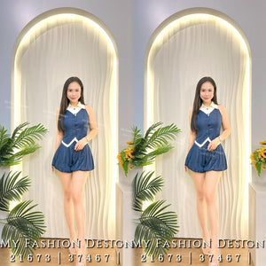 爆款新品🔥 高品质气质cut in款花苞套装 上衣 ➕ 短裤 RM109 Only🌸（2-W3）