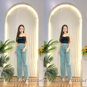 爆款新品🔥 高品质高腰牛仔长裤 RM75 Only🌸 (2-G2)