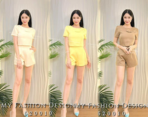 爆款新品🔥 高品质西装款套装 上衣 ➕ 短裤 RM89 Only🌸(2-D2)