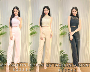 爆款新品🔥 高品质cut in款蕾丝套装 上衣 ➕ 长裤 RM119 Only🌸（2-I2）