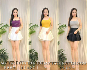 爆款新品🔥高品质satin蕾丝拼接裤裙 RM65 Only🌸(2-D3)