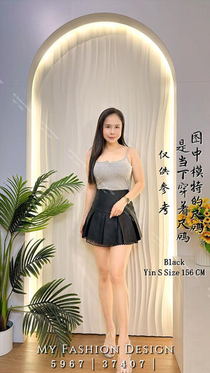 爆款新品🔥高品质satin蕾丝拼接裤裙 RM65 Only🌸(2-D3)