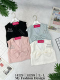爆款新品🔥高品质V领蝴蝶结时装上衣 RM59 Only🌸（2-R3）