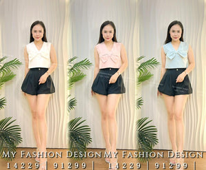 爆款新品🔥高品质V领蝴蝶结时装上衣 RM59 Only🌸（2-R3）