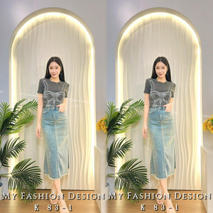 爆款新品🔥 高品质高腰牛仔半身裙 RM65 Only🌸（2-W2）