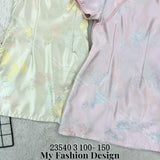 爆款新品🔥 高品质提花女童旗袍连体裙 RM89 Only🌸（2-T3）