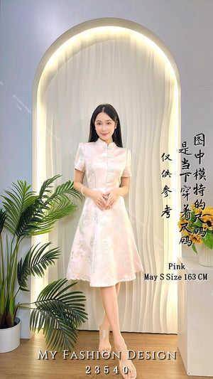 爆款新品🔥 高品质提花旗袍连体裙 RM99 Only🌸（2-R2）