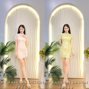 爆款新品🔥高品质气质蕾丝旗袍连体裙 RM89 Only🌸（2-J4）