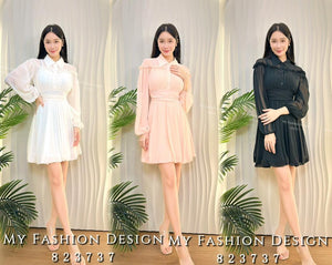 爆款新品🔥高品质气质雪纺连体裤裙 RM108 Only🌸（2-R2）