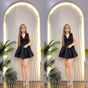 爆款新品🔥高品质蝴蝶结收腰连体裤裙 RM99 Only🌸(2-J2)