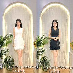 爆款新品🔥 高品质修身花边连体裙 RM99 Only🌸(2-E2)